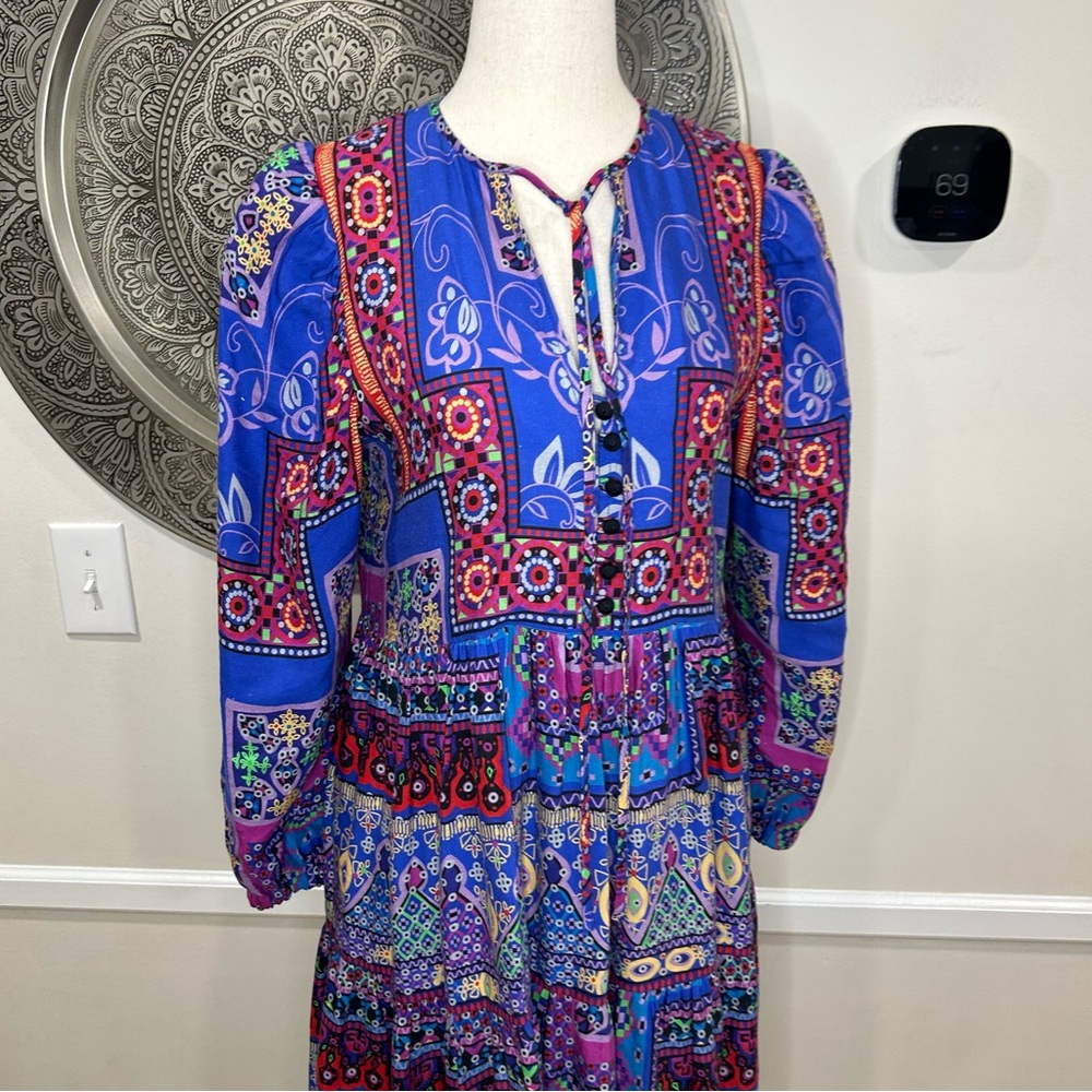HUNTER BELL Multicolor Patterned Dress - Picture 9 of 15